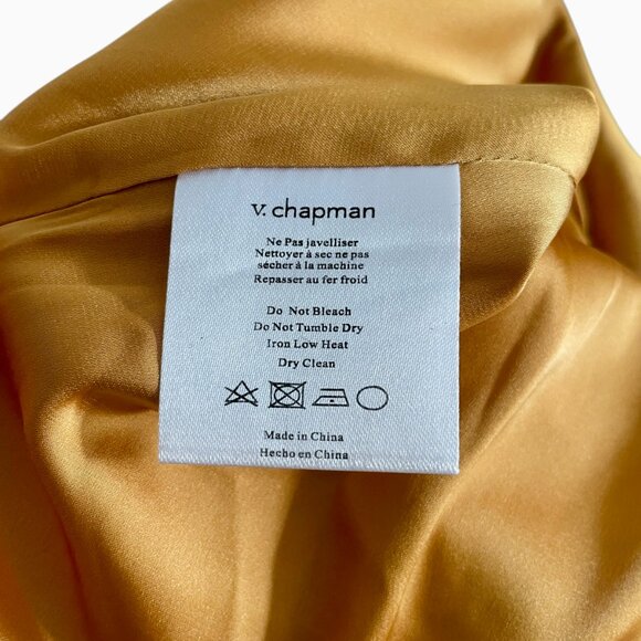 V. Chapman The Kimmy Dress Size 00 Gold Baroque Floral Corset Mini - Picture 9 of 11